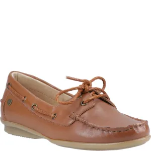 Cozy Path foldable Tan Irene Boat Shoes