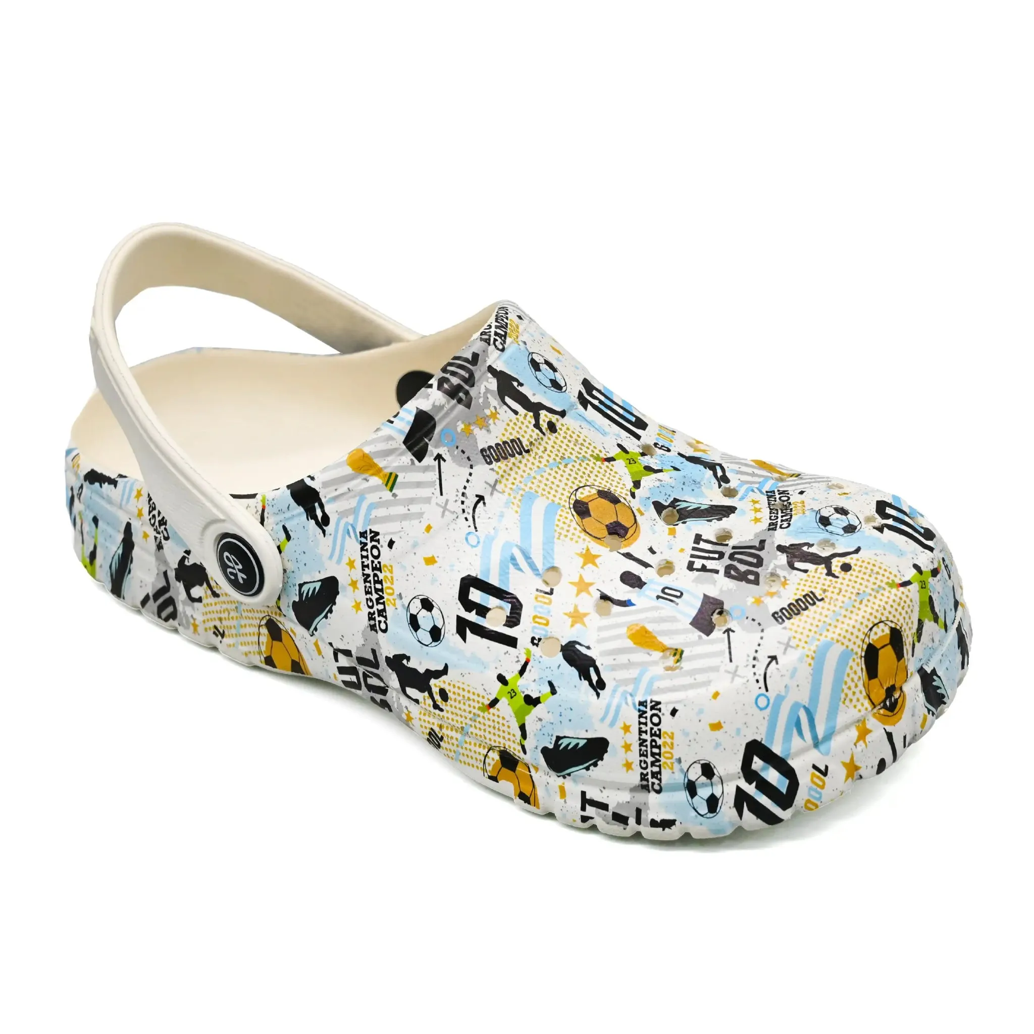 Hippies - White Soccer Fast pace Leather