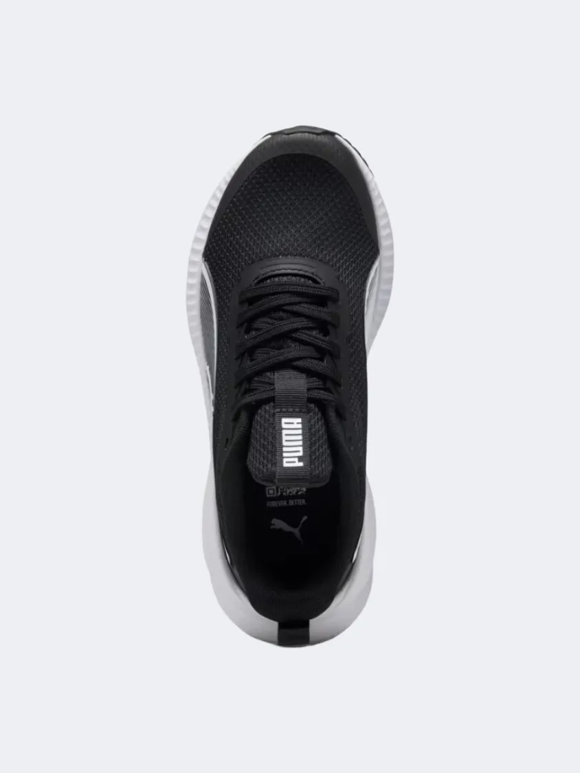Mesh Cool Puma Flyer Lite 3 Gs Boys Running Sneakers Black/White