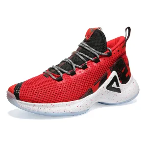 PEAK Basketball Shoes Men Sneakers P-MOTIVE series Red Motion Control Tech Comfort Run
