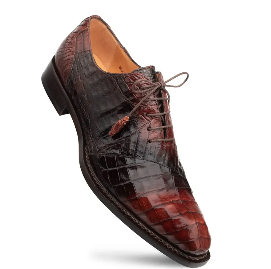 Style: "Pueblo" Crocodile Oxford Sport/Chocolate Performance