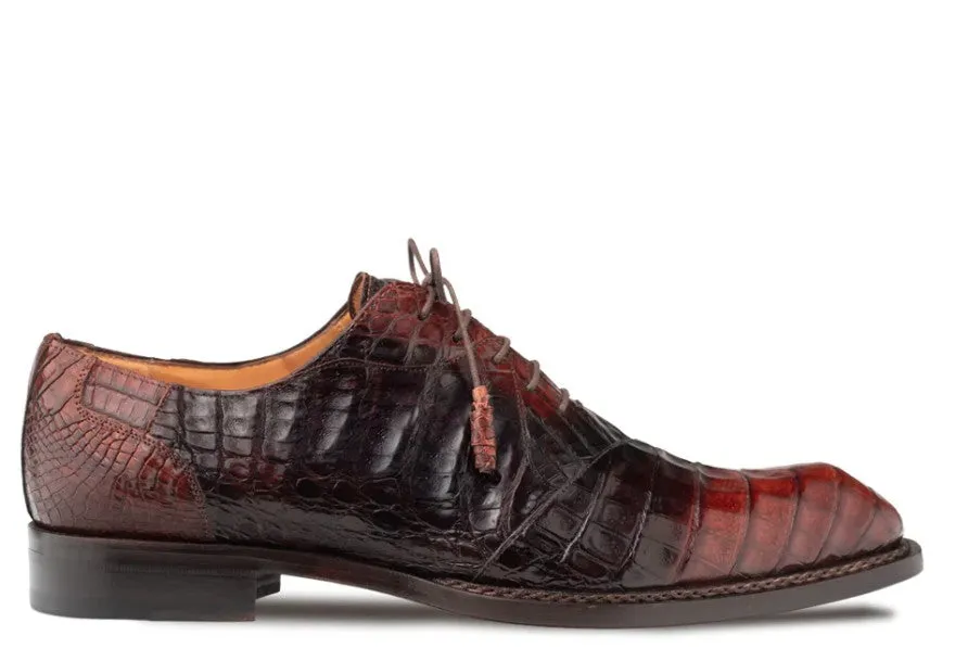 Match Fit Style: "Pueblo" Crocodile Oxford Sport/Chocolate