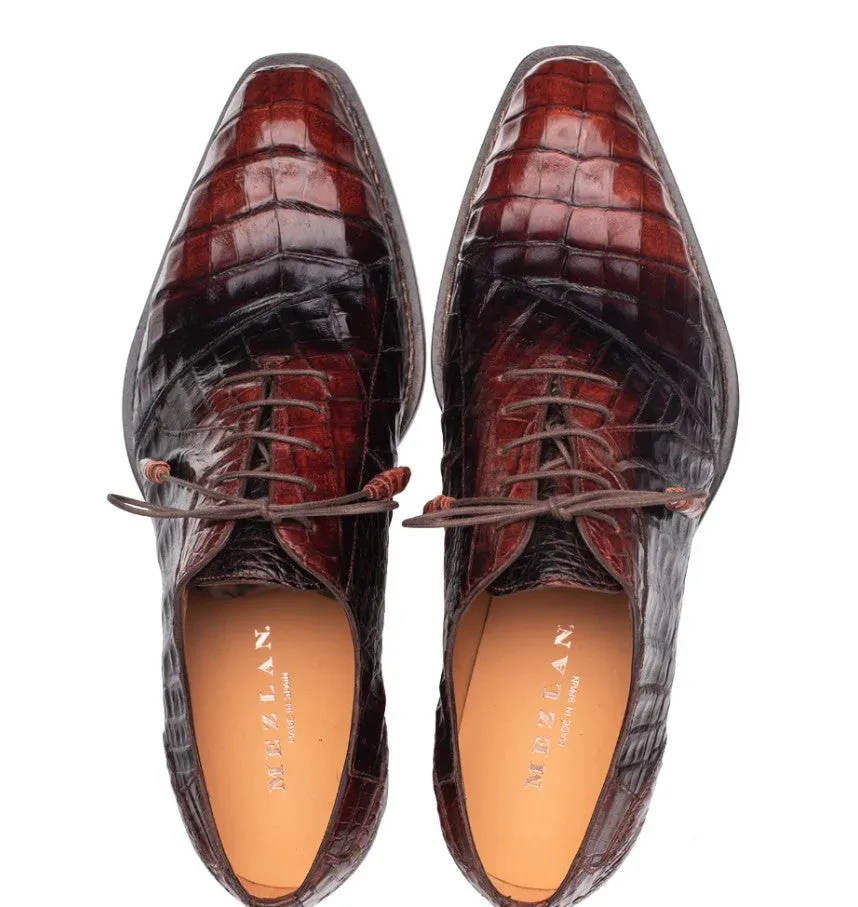 Style: "Pueblo" Crocodile Oxford Sport/Chocolate Comfort Step