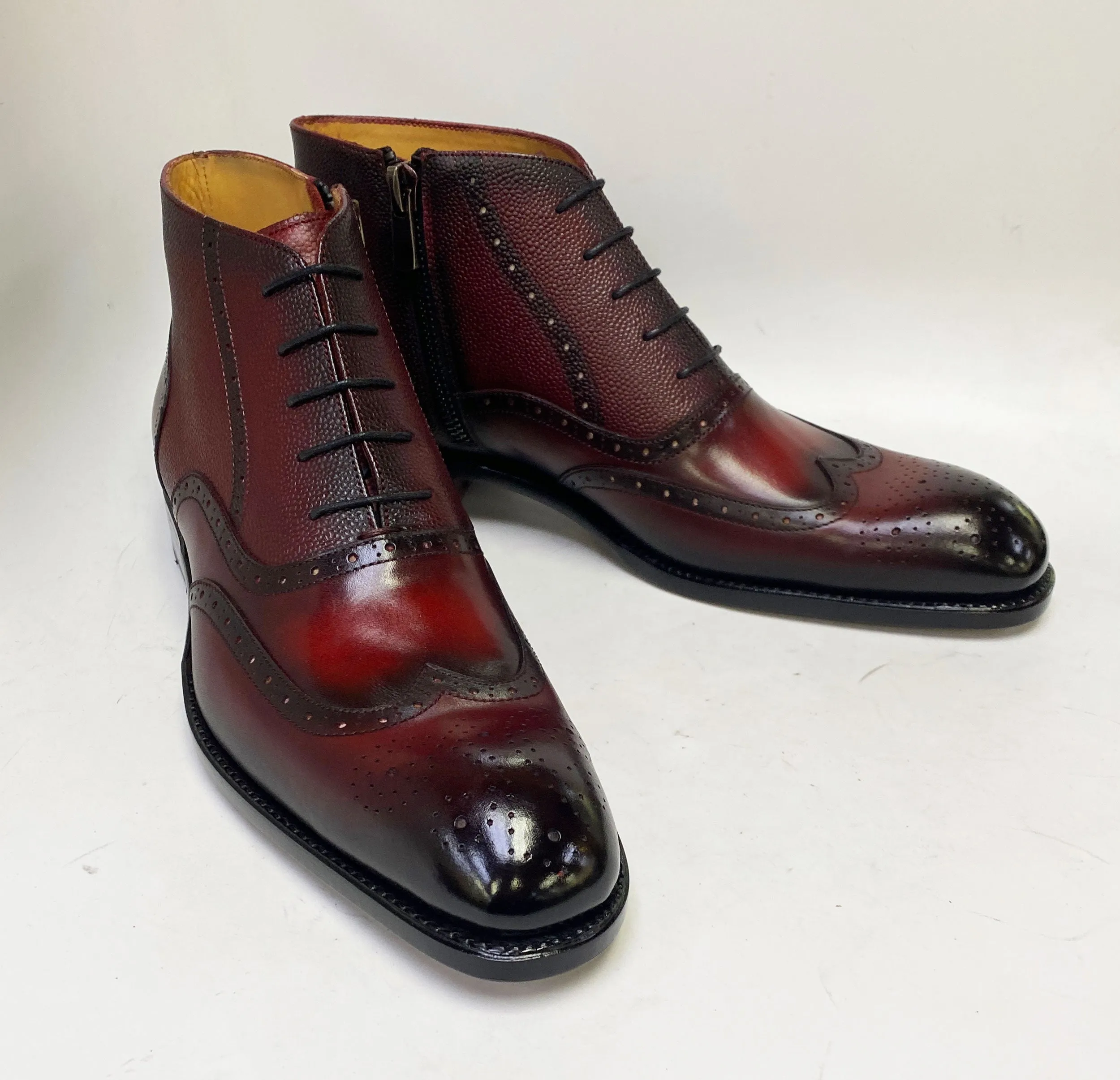 Style: Stanford-Burgundy Comfort Step