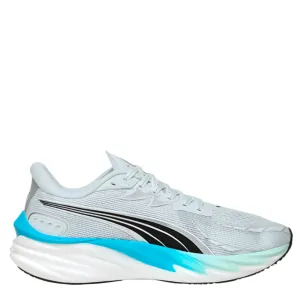 Foot Support Shock Reduction PUMA Men's Velocity NITRO 4 Running Shoes in Sea Glass/Speed Blue AW25