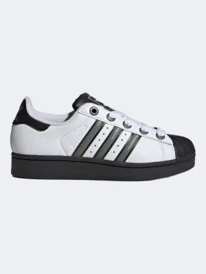 Rich Glow Adidas Superstar Ii Gs Original Shoes White/Silver/Black