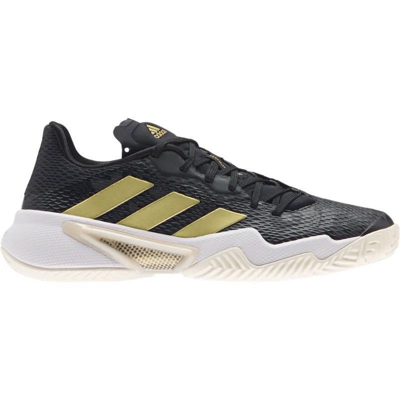 Adidas Womens Barricade Tennis Shoes - Core Black/Gold/Carbon Outdoor Fans Soft outsole