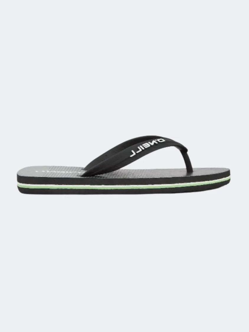 Street Glow New York ONeill Profile Graphic Boys Beach Sandals Black Simple