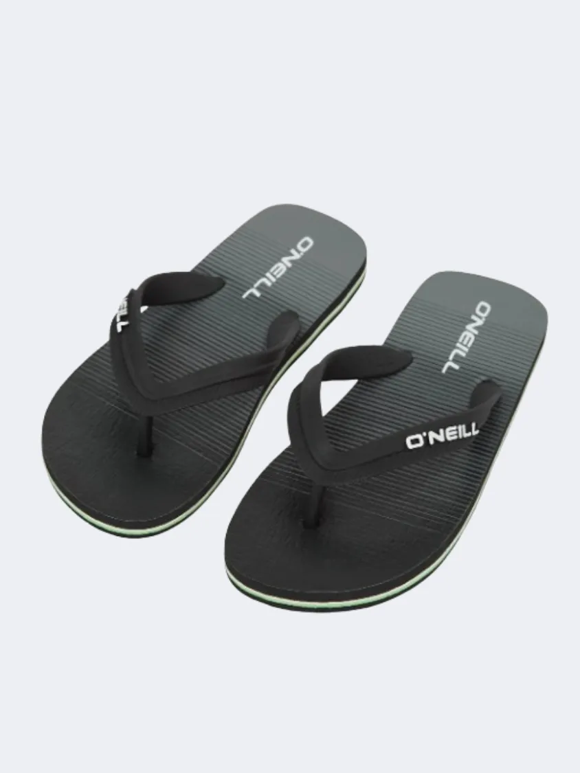 ONeill Profile Graphic Boys Beach Sandals Black Simple Rock Guard Dust Free
