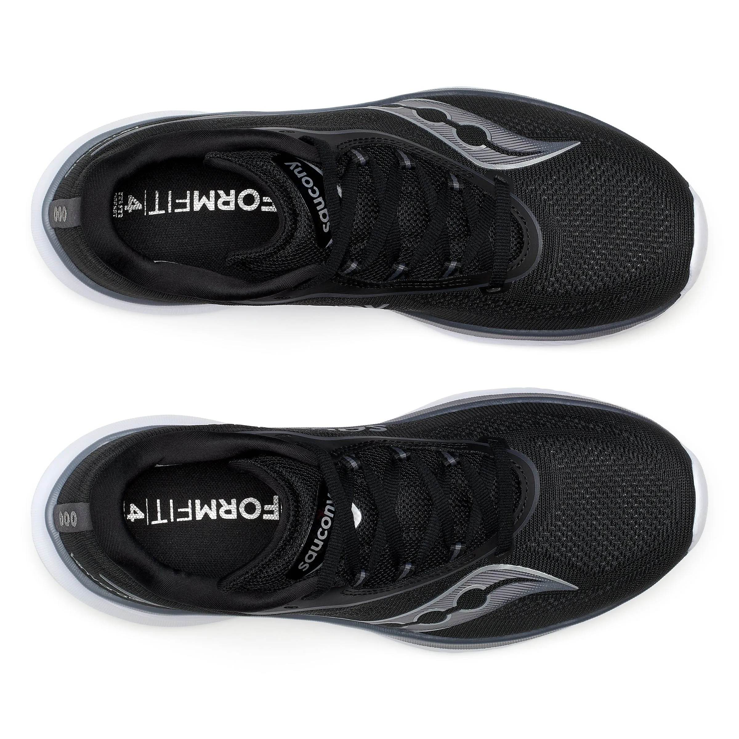 Saucony Kinvara 15 Women's Running Shoes in Black/White health improvement marathon readiness