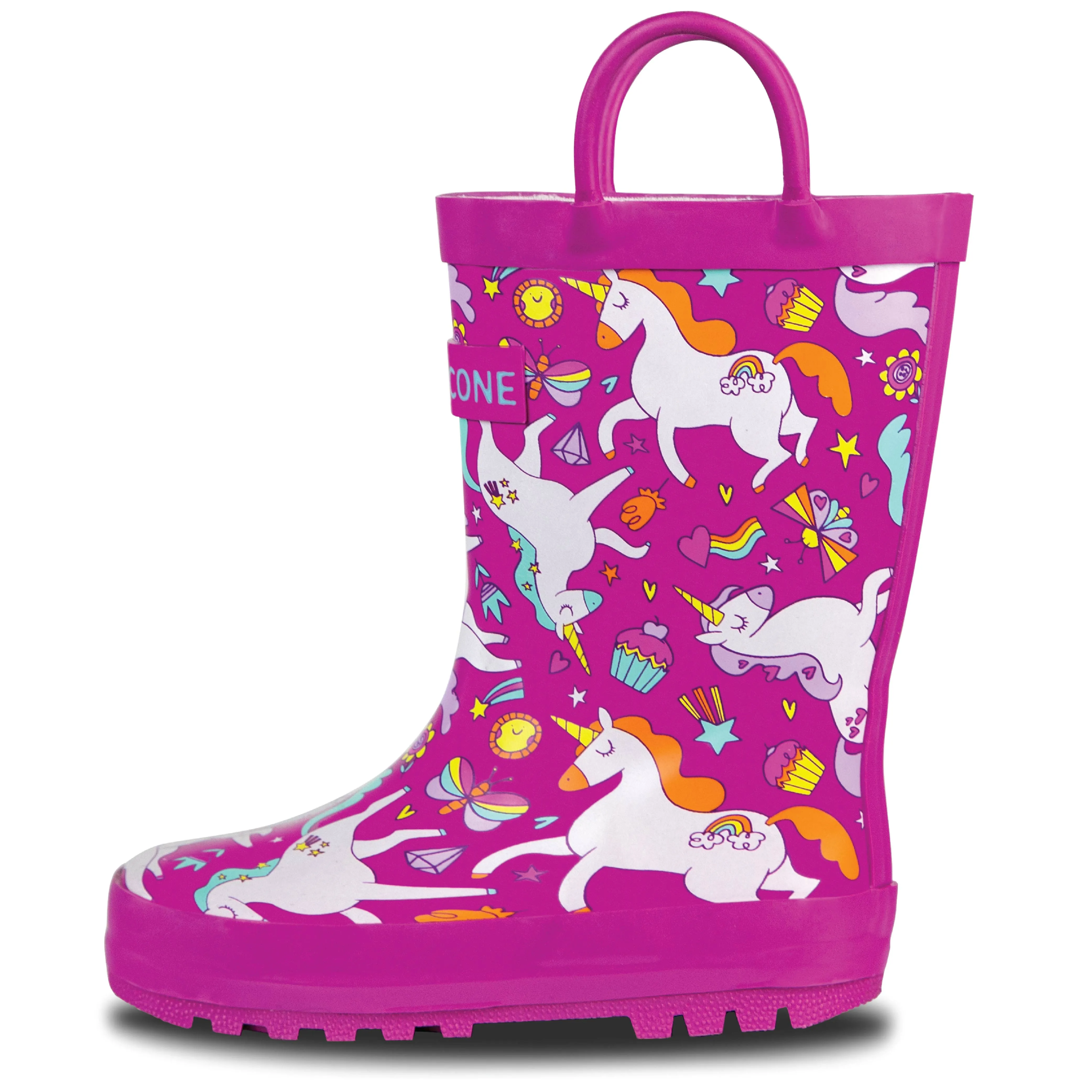 Mary The Unicorn Rain Boot Heel Support