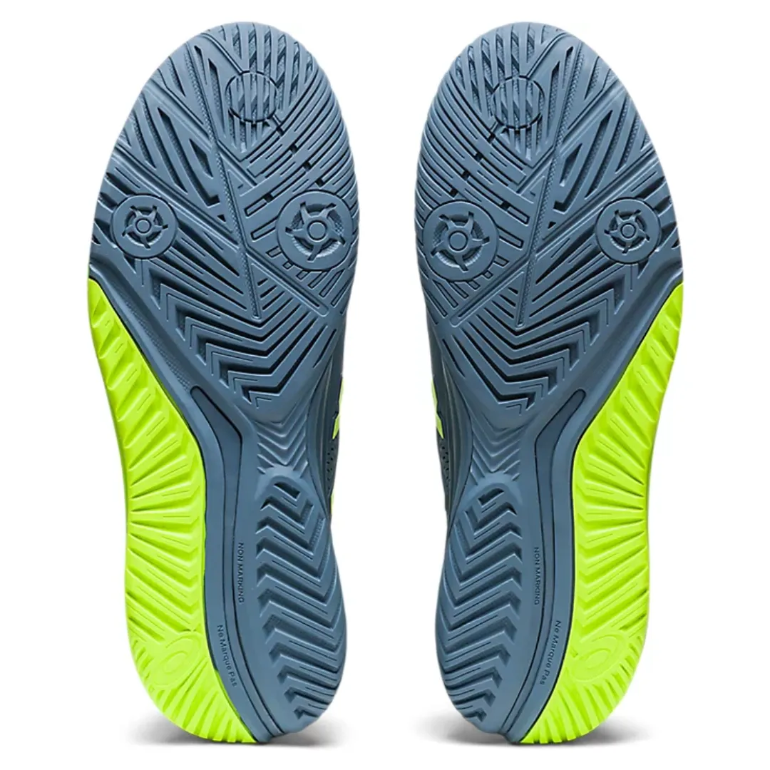 Energy return Ankle Ease Asics Gel-Resolution 9 Tennis Shoes - Steel Blue/Hazard Green