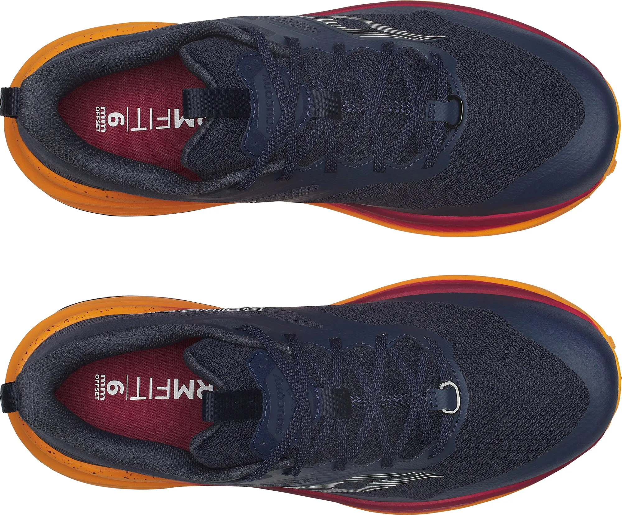 Saucony Xodus Ultra 3 Mens Trail Running Shoes - Navy Outsole design minimizes slip risk on smooth floors