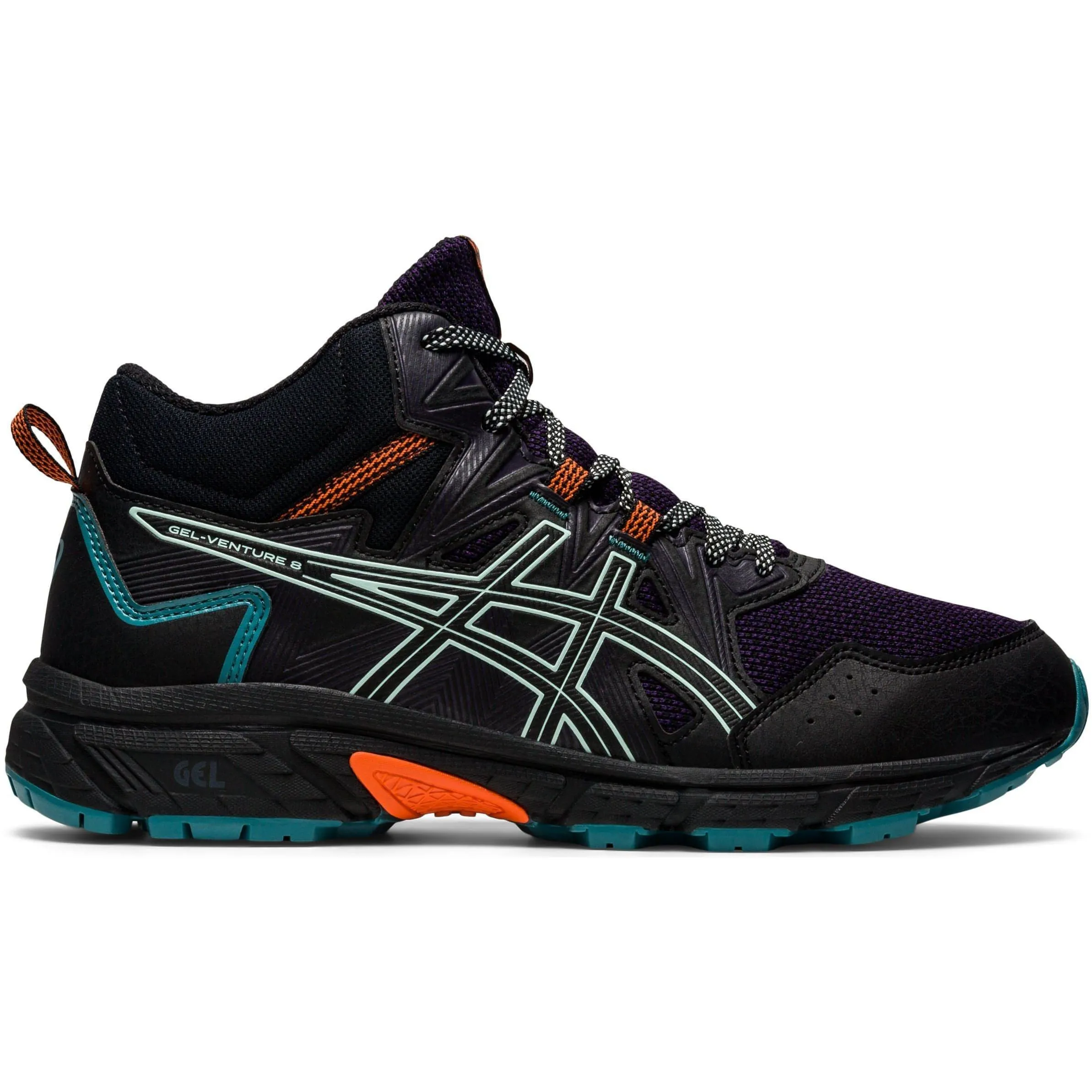 Asics Gel Venture 8 MT Womens Trail Running Shoes - Black Walk Session Foot Stability