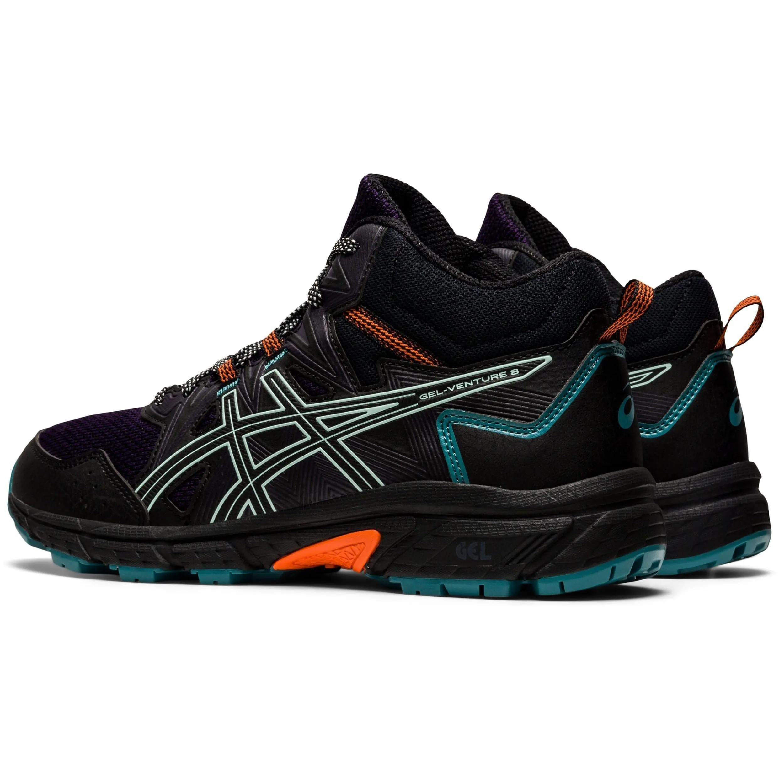 Asics Gel Venture 8 MT Womens Trail Running Shoes - Black Fresh Motion Stable Fit