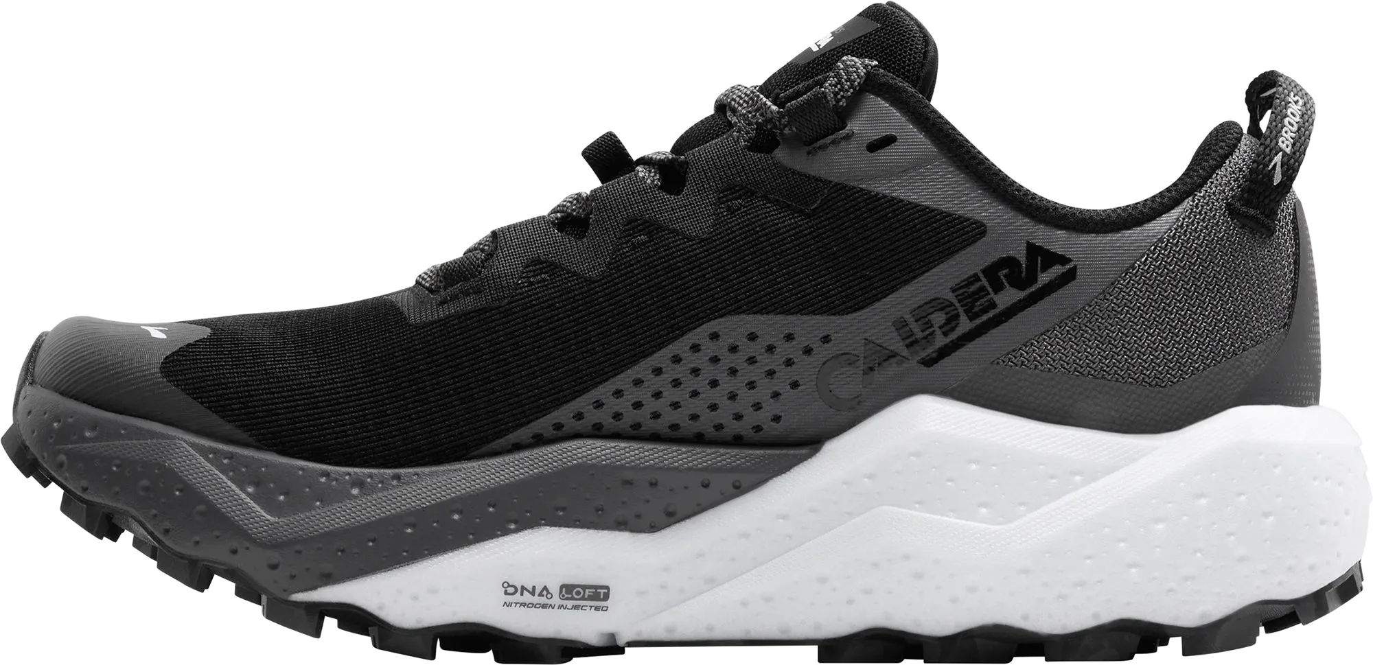 Brooks Caldera 8 Mens Trail Running Shoes - Black Pace Ready Everyday Active