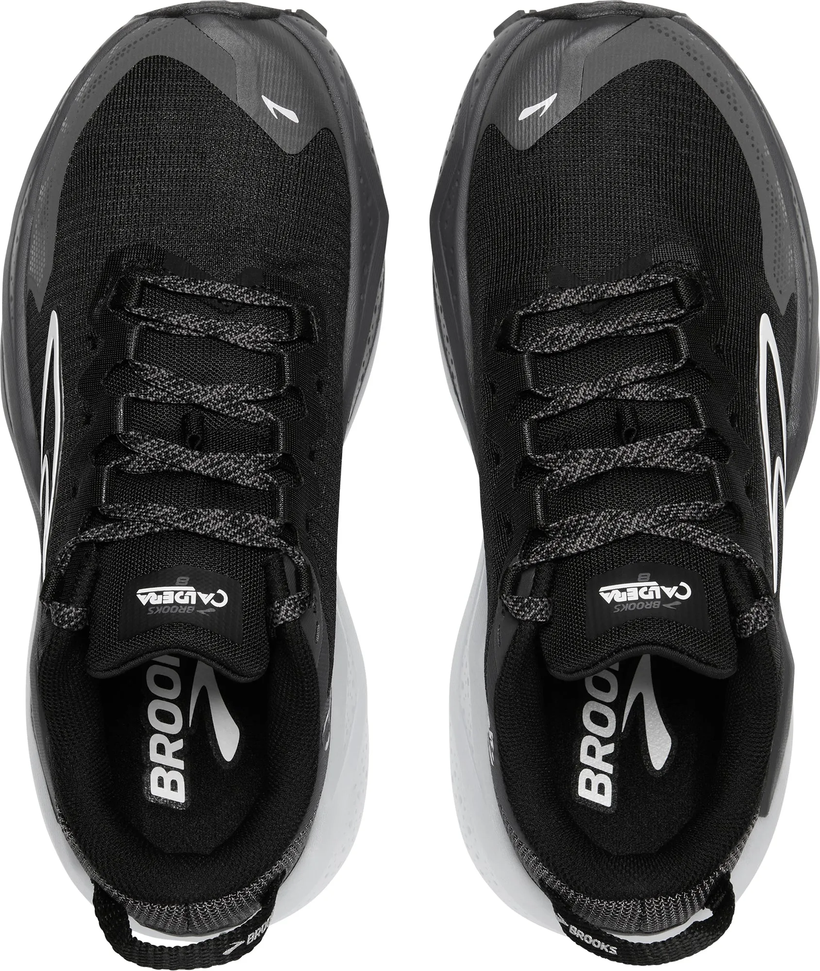Sock Like Motion Sync Brooks Caldera 8 Mens Trail Running Shoes - Black