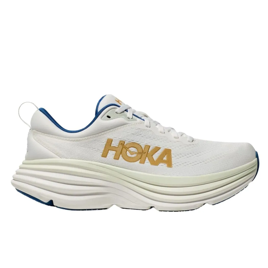hoka Bondi 8 Men's Running Shoes Flexible Sole Concert Mood
