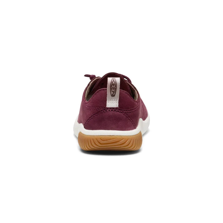 Little Kids' KNX Leather Sneaker  |  Fig/Star White New In Soft Tone
