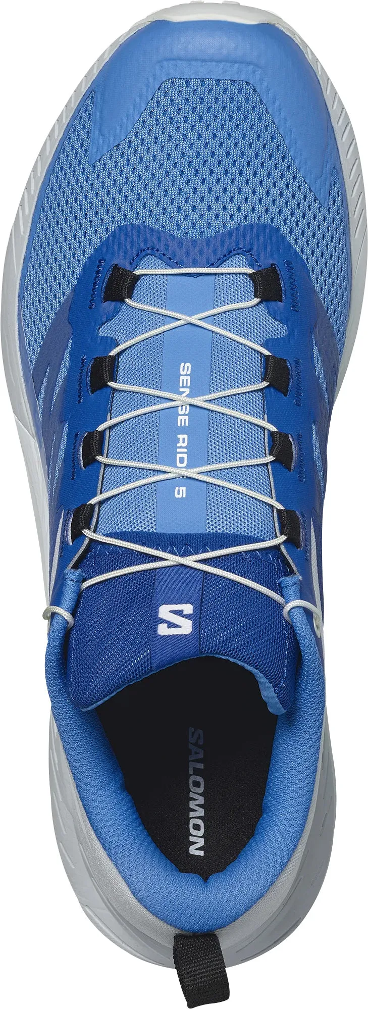 Speed Control Motion Frame Salomon Sense Ride 5 Mens Trail Running Shoes - Blue