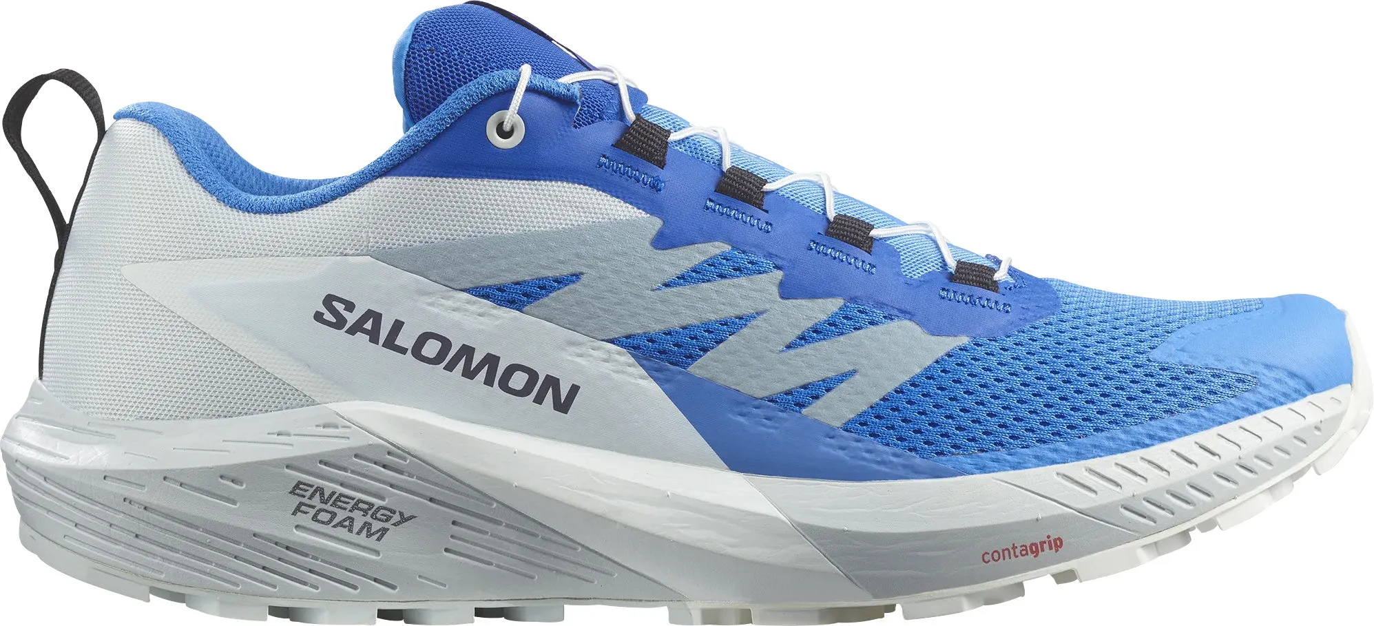 Salomon Sense Ride 5 Mens Trail Running Shoes - Blue Flexible outsoles maintain grip during rapid moves Speed Focus