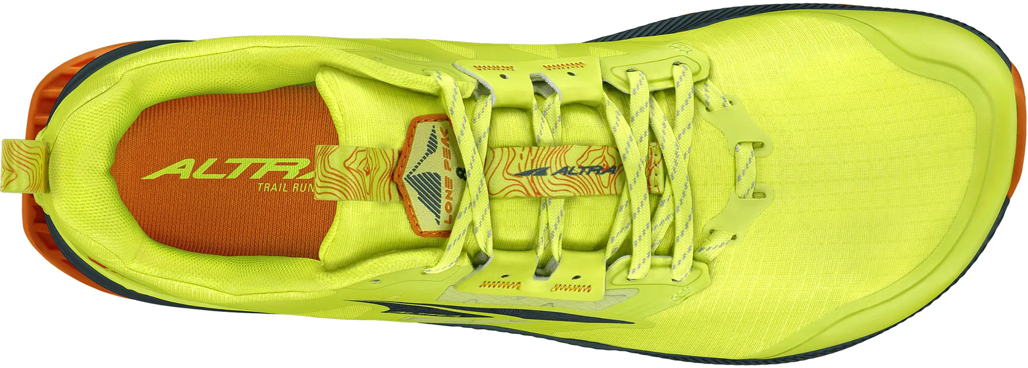 Supportive Design Wear resistant Altra Lone Peak 8 Mens Trail Running Shoes - Yellow