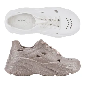 Mark Step TPR Sole Fierce Bundle - White / Beige Glitter