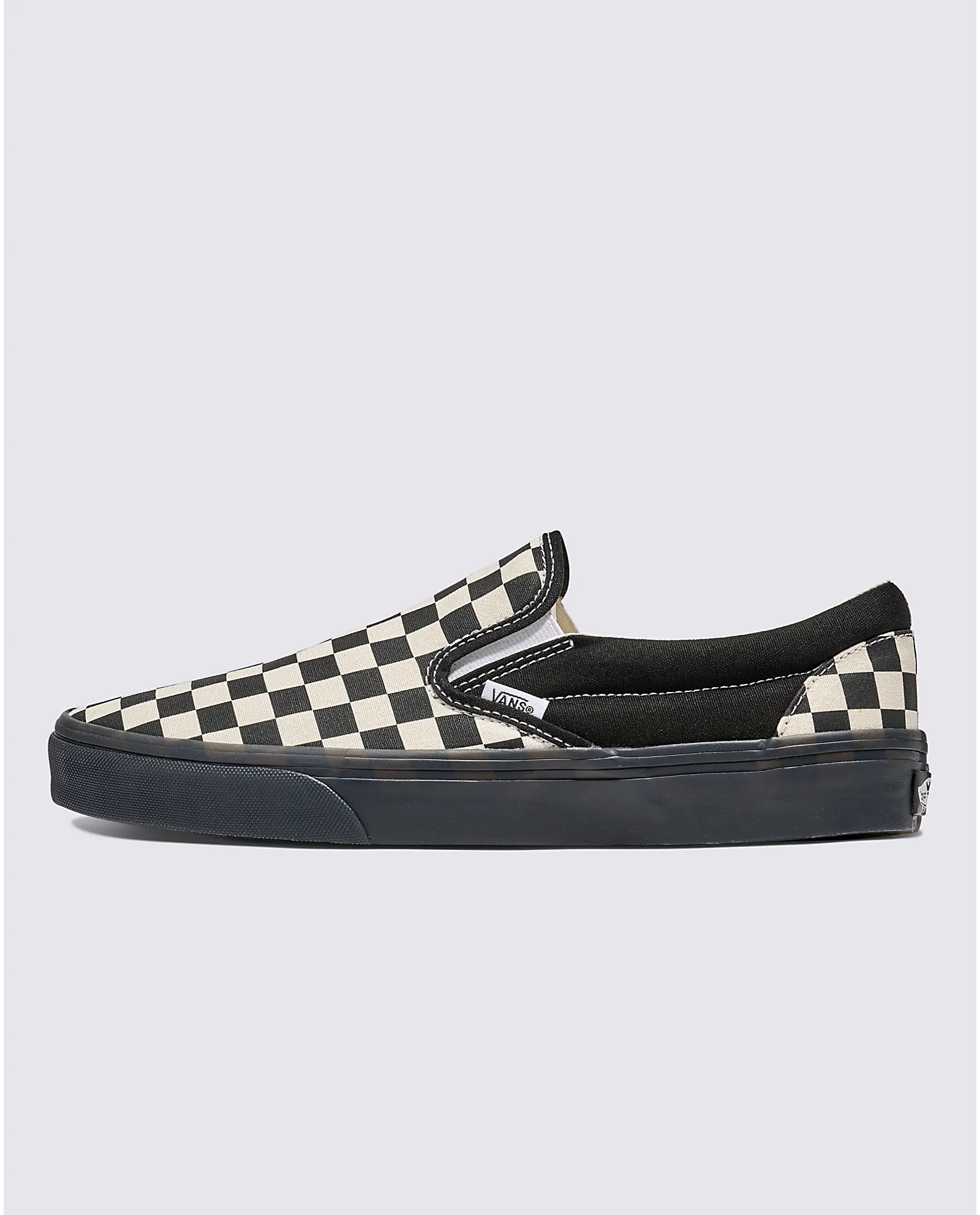 Urban Skate Board Support Checkerboard Slip On