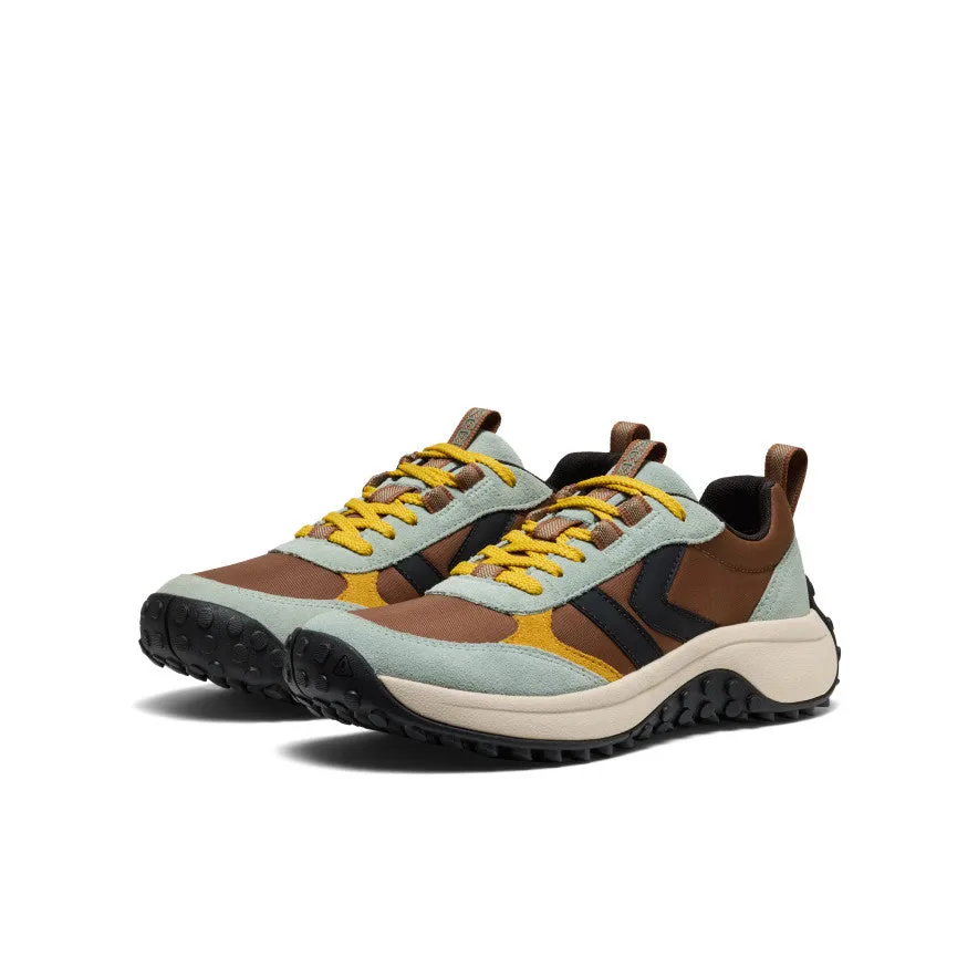 Toe box Soft Lining Women's KS86 Sneaker  |  Bison/Iceberg Green