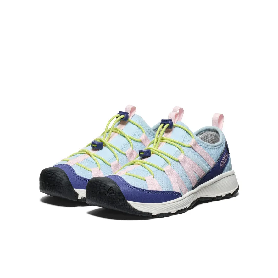 Durable Material Comfortable Design Little Kids' Motozoa Sneaker  |  Skipper Blue/Giggle Pink