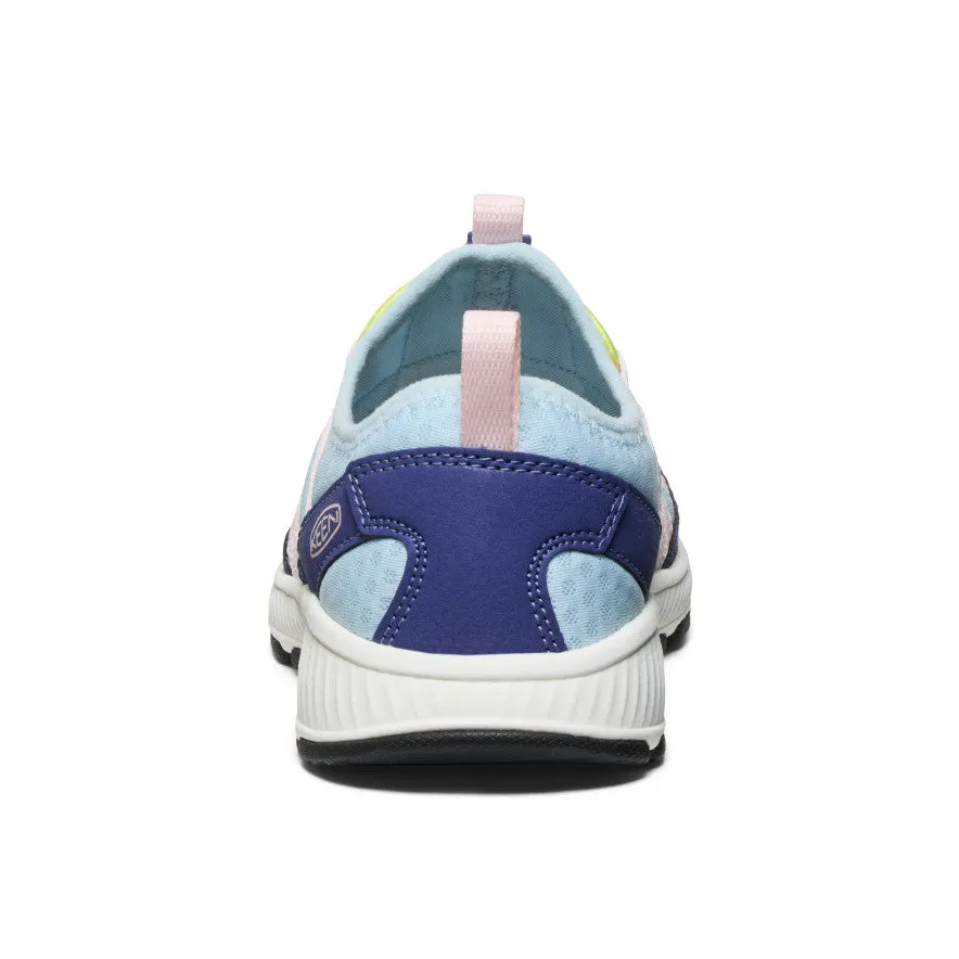 Italian Glam Little Kids' Motozoa Sneaker  |  Skipper Blue/Giggle Pink