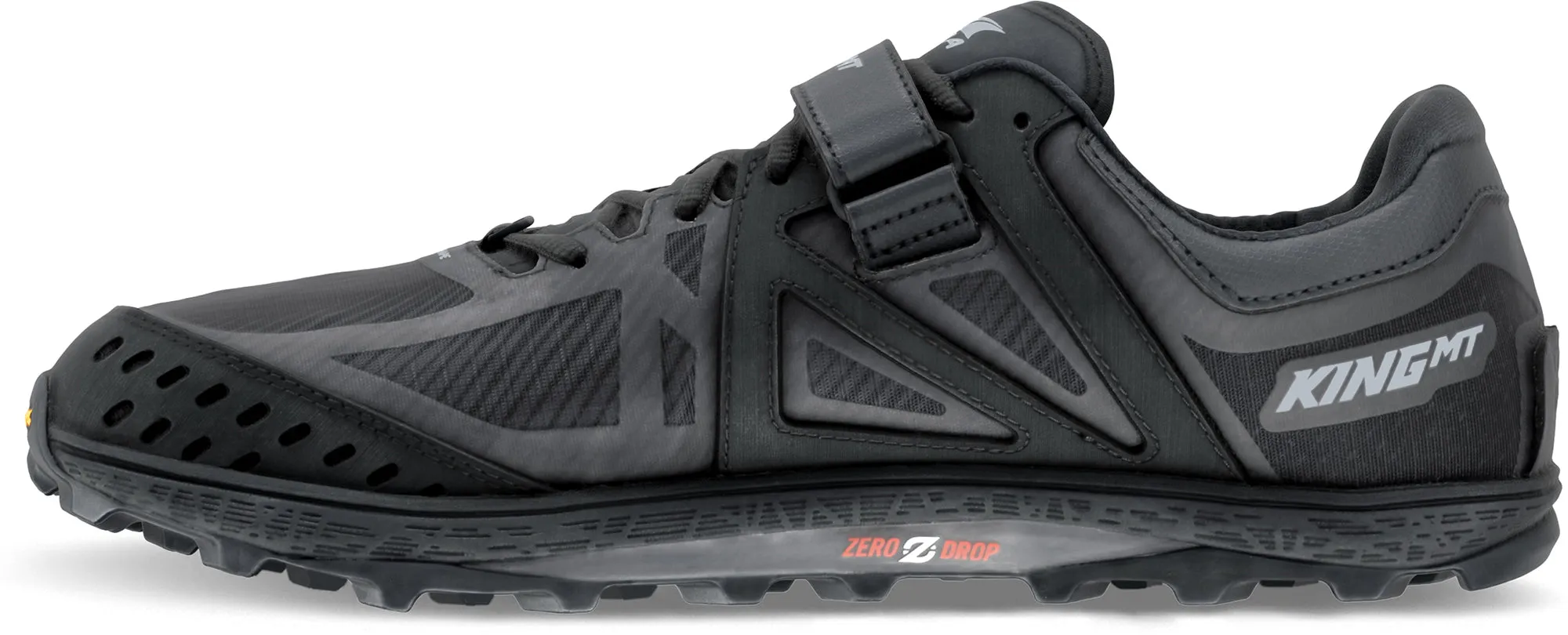 Altra King MT Womens Trail Running Shoes - Black Recovery Support Jump Friendly
