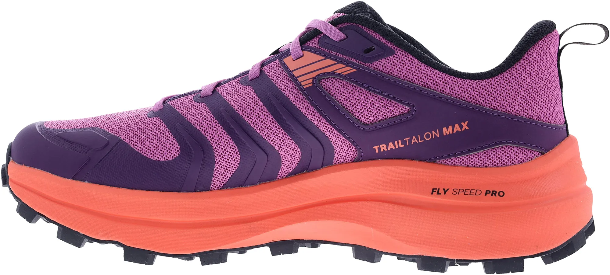 Cushion Arch Inov8 TrailTalon Max Womens Trail Running Shoes - Purple