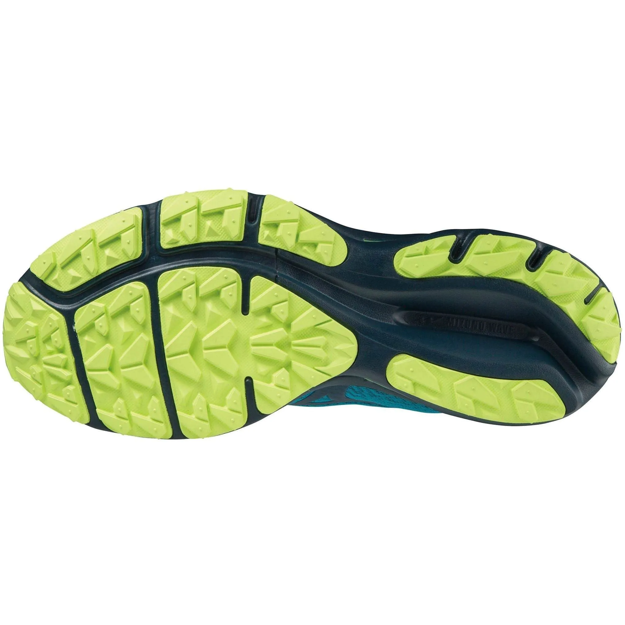 Mizuno Wave Rider TT Mens Trail Running Shoes - Blue Heel Fit