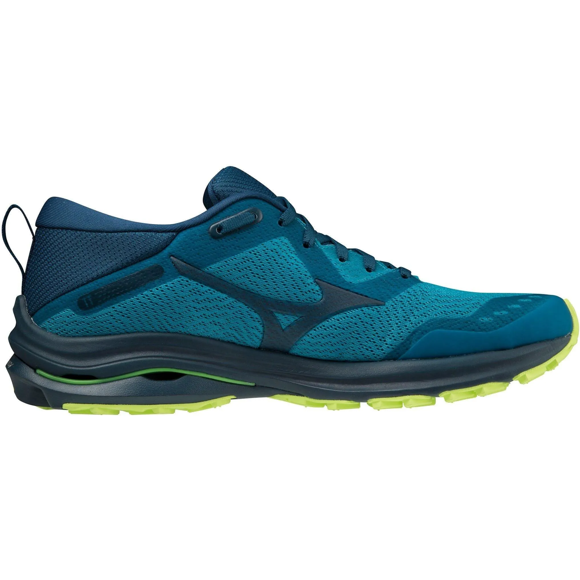 Mizuno Wave Rider TT Mens Trail Running Shoes - Blue Stretch Ready