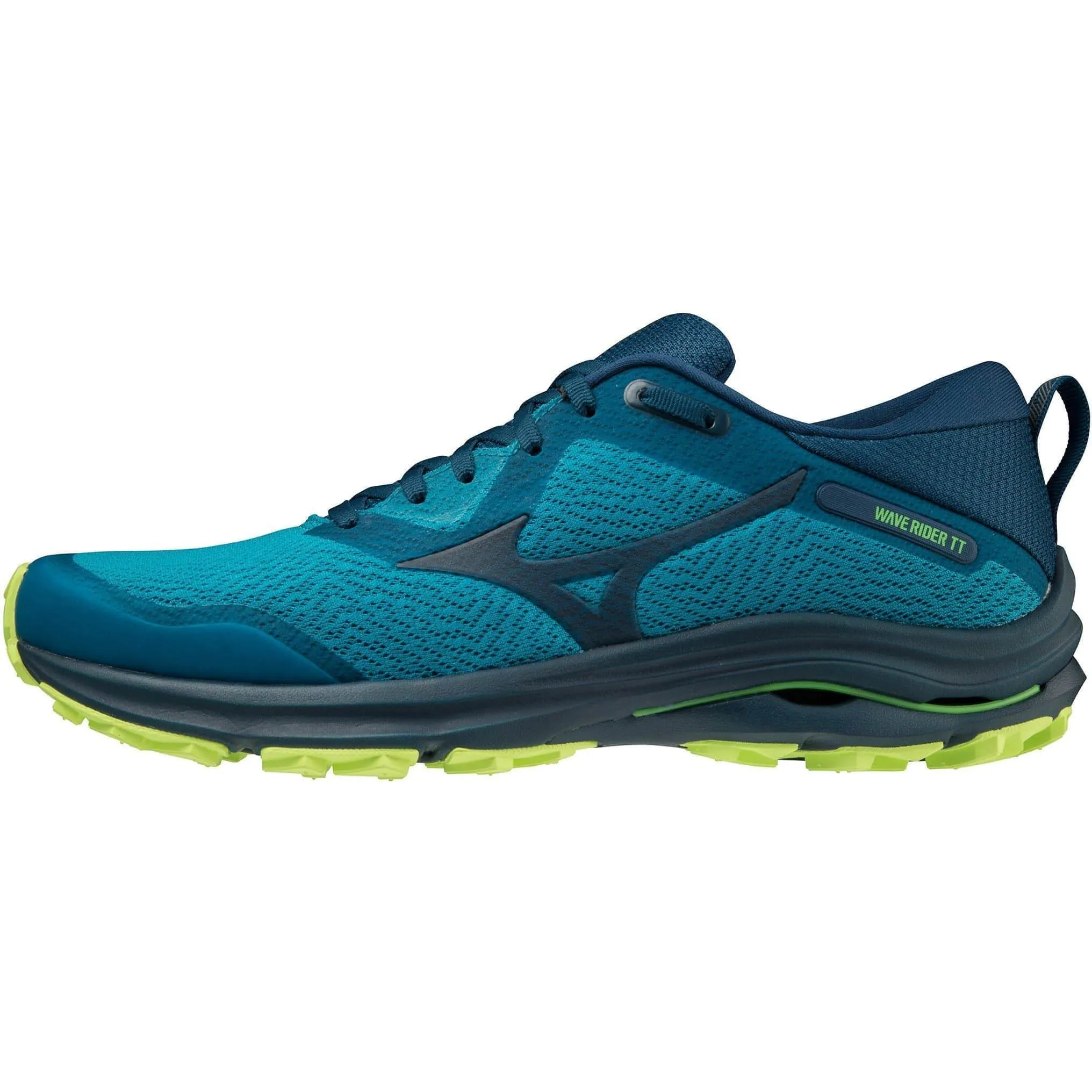 Motion Frame Energy Shift Mizuno Wave Rider TT Mens Trail Running Shoes - Blue