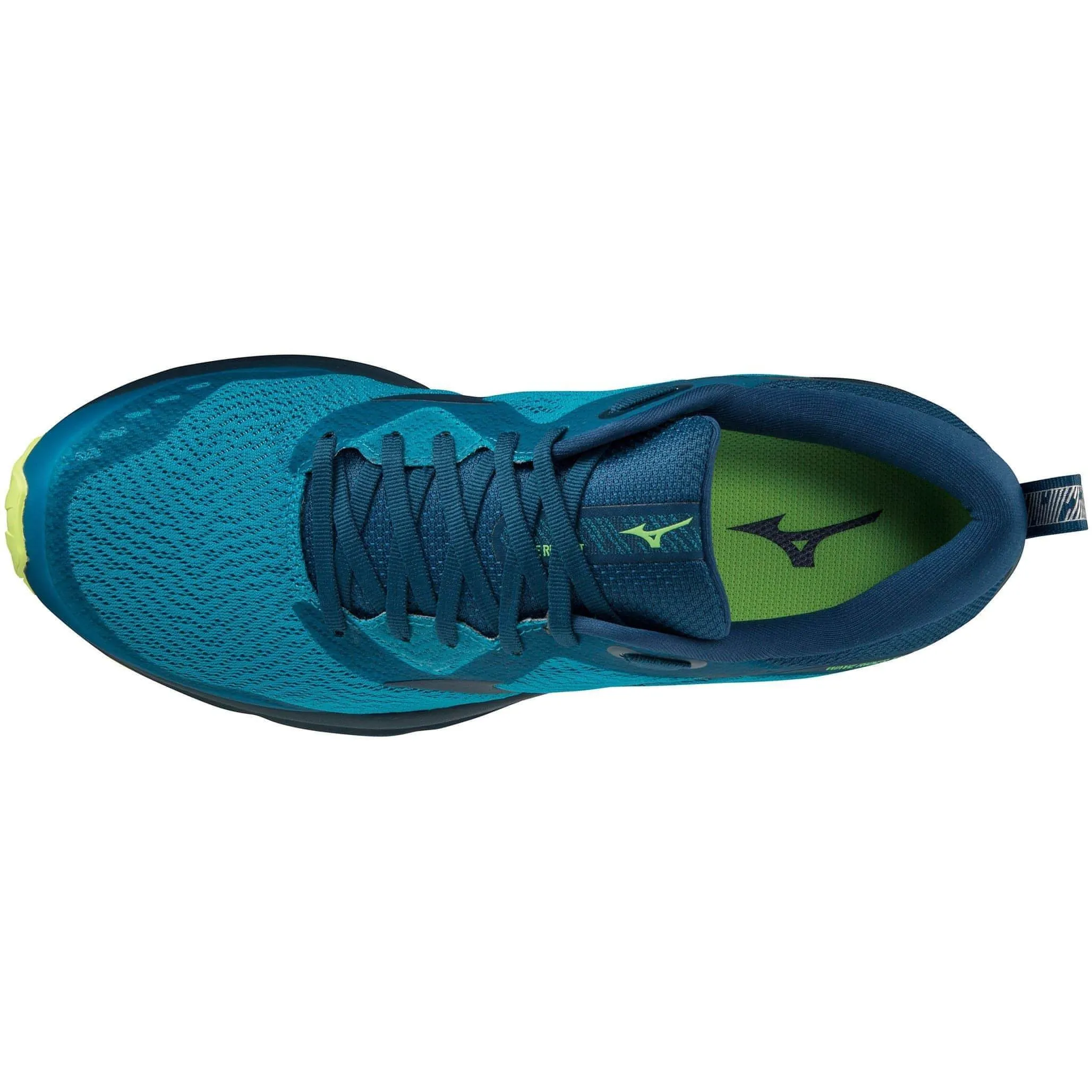 Odor Resistant Mizuno Wave Rider TT Mens Trail Running Shoes - Blue
