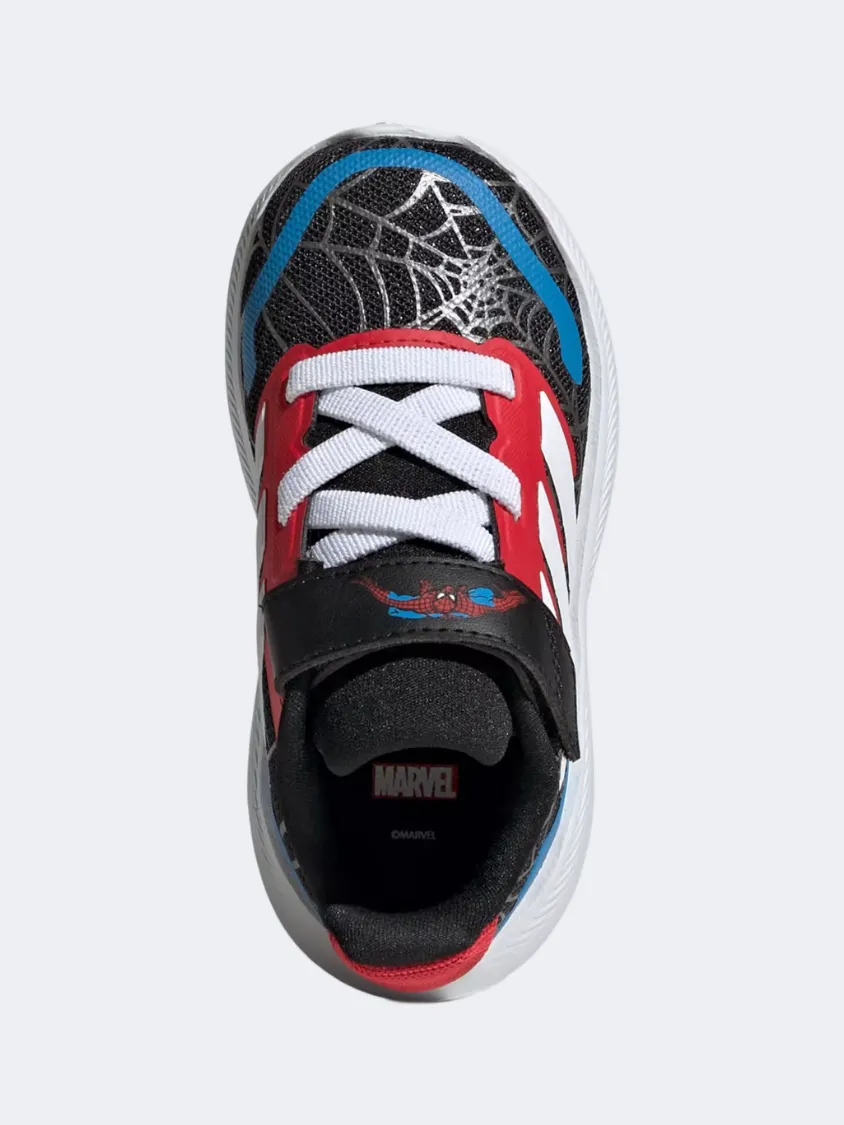 Everyday London Cool Adidas Marvel Spider-Man Runfalcon Infant-Boys Sportswear Shoes Black/White/Ruby