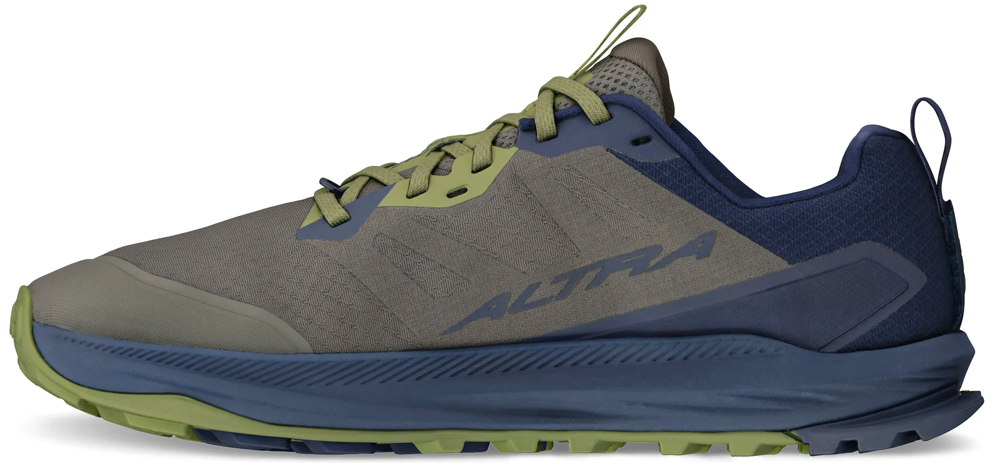 Dynamic support Impact Ease Altra Lone Peak 9  Mens Trail Running Shoes - Green