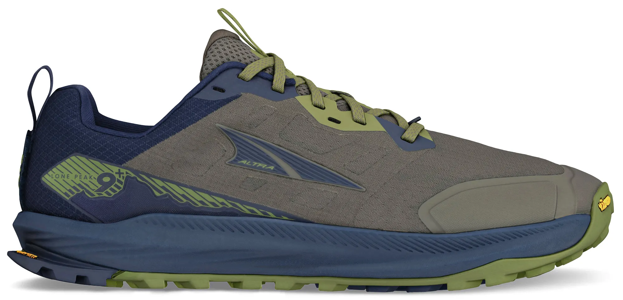 Agile Performance Daily Jogging Altra Lone Peak 9  Mens Trail Running Shoes - Green