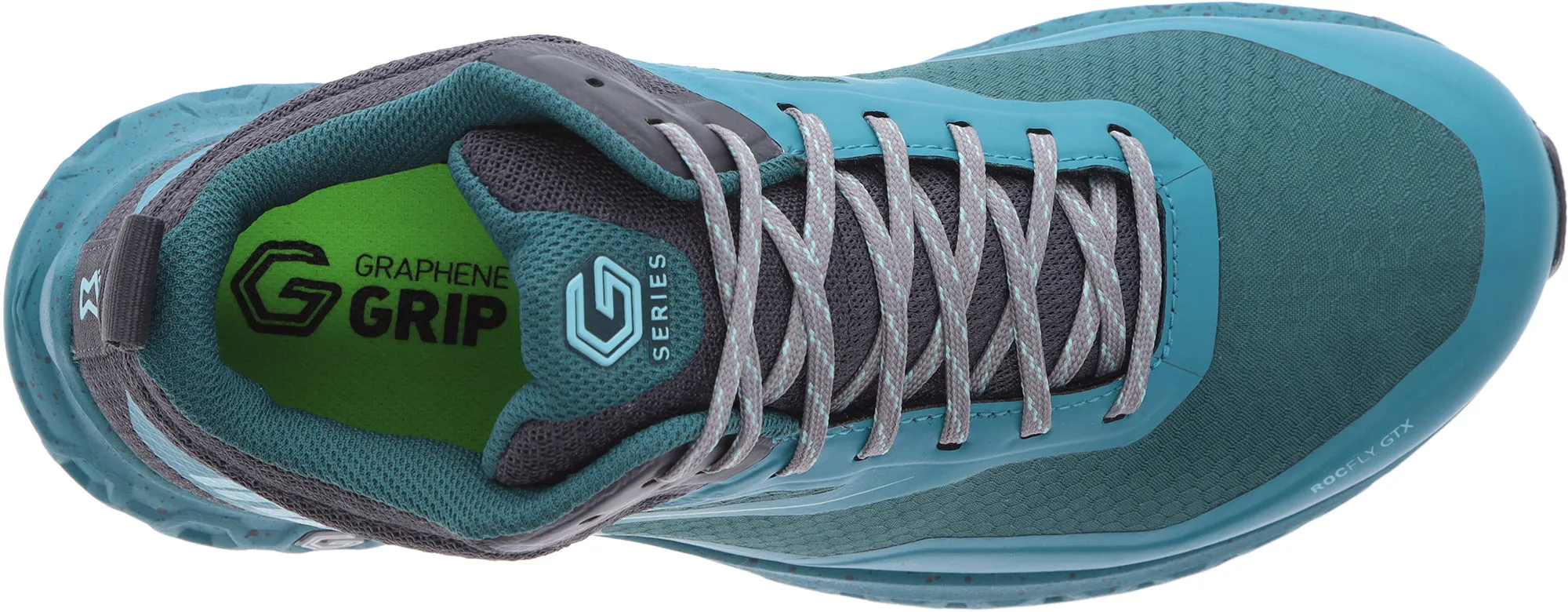 Slope Ready Inov8 RocFly G 390 GORE-TEX Womens Walking Boots - Green
