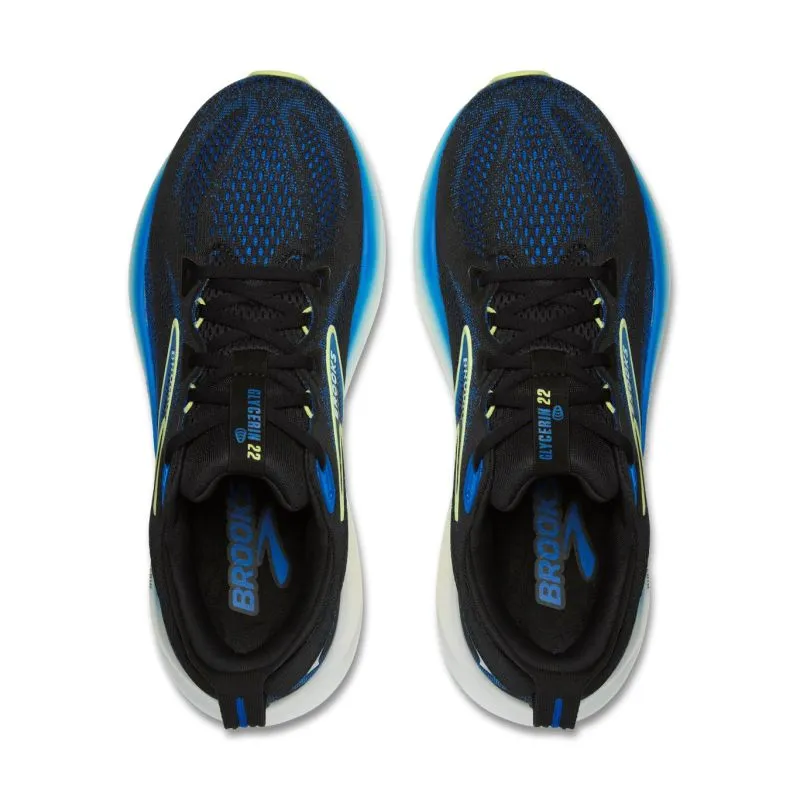 running in a marina area shoes fitness goals Brooks Glycerin 22 D Mens Running Shoes