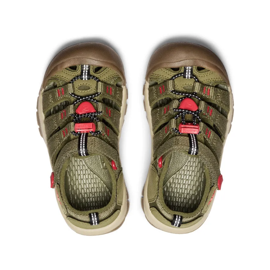 Little Kids' Newport H2  |  Martini Olive/Aura Orange Tension Free