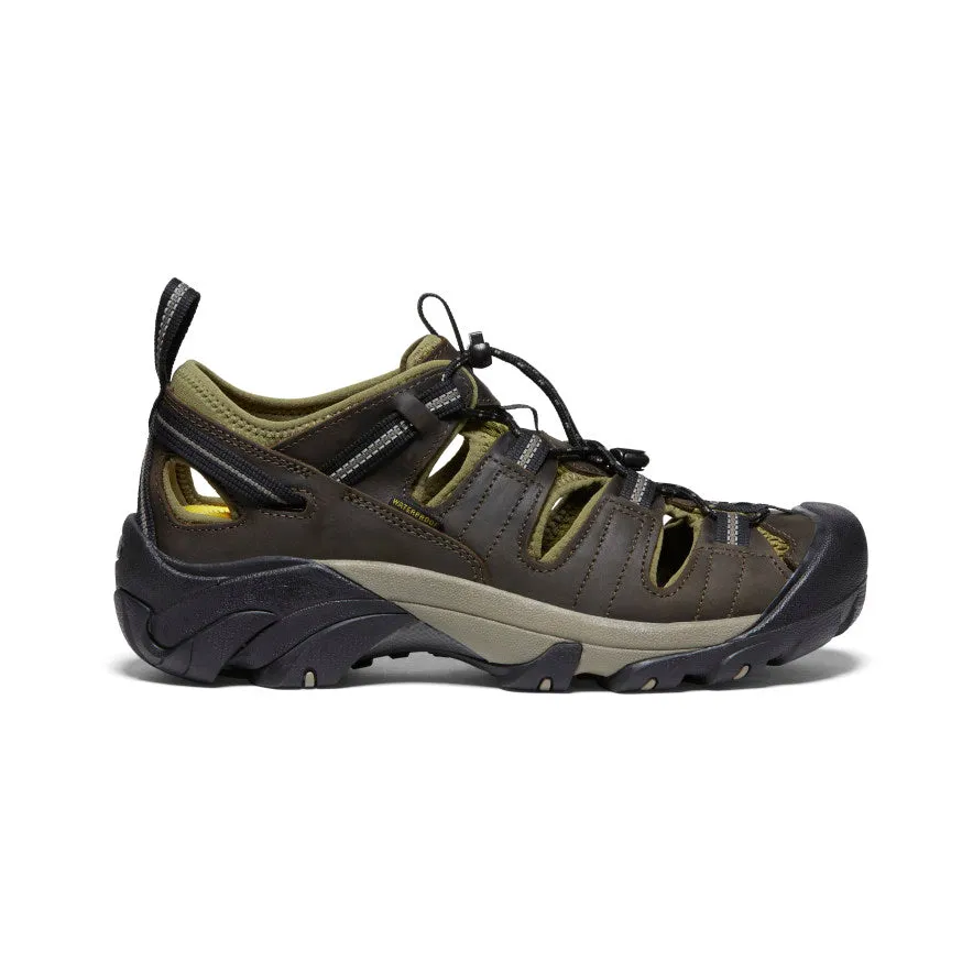 Flexible design adjusts to various foot types and gaits Men's Arroyo II  |  Canteen/Black