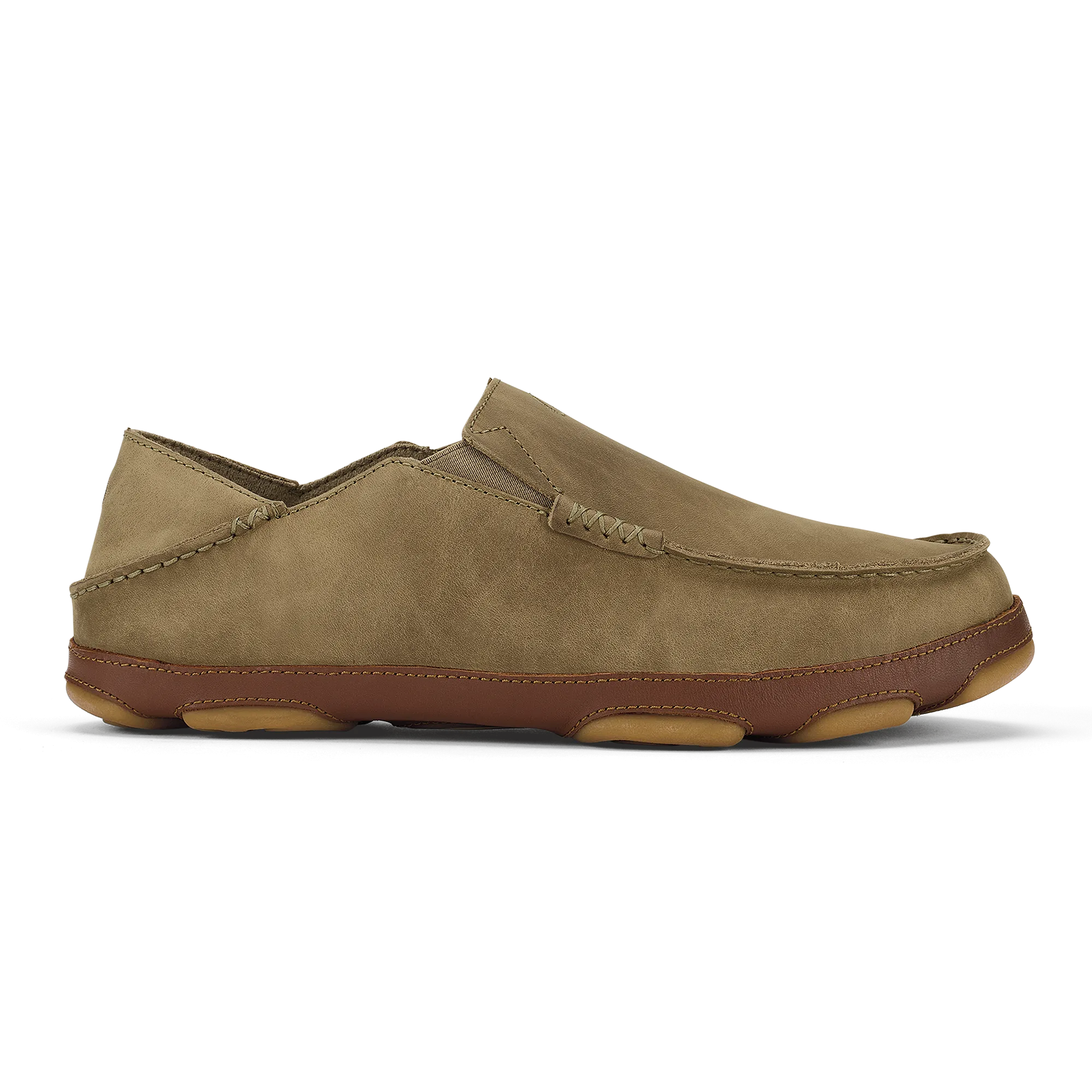 Easy Glide Slip Comfy Walking Shoes Molo?? - Clay / Toffee