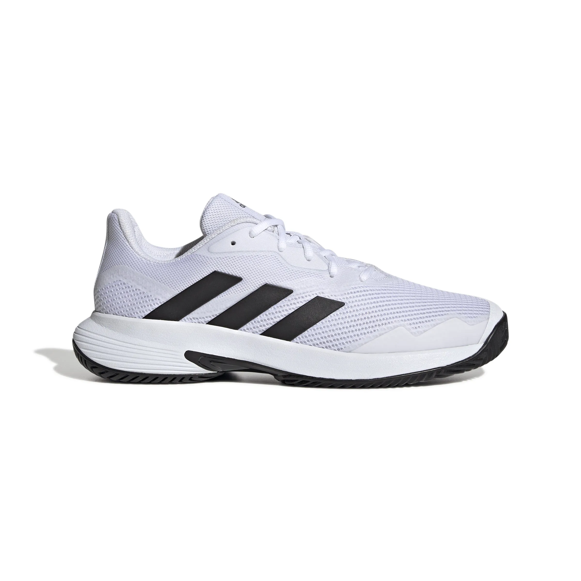 Performance Wear Foot Fit Adidas Court Jam Control Men Tennis Shoes - Ftwr White/Core Black/Ftwr White