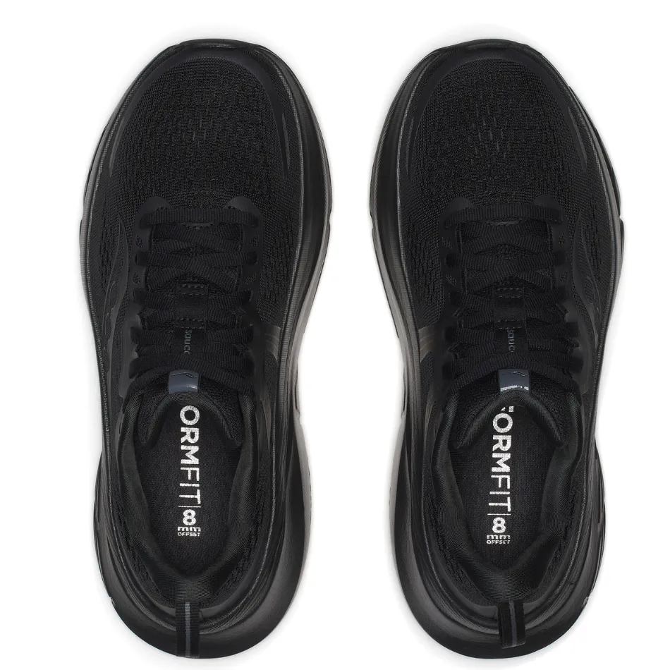 ground contact continuous running gear Saucony Men's Guide 18 Running Shoes in Triple Black - Online Exclusive