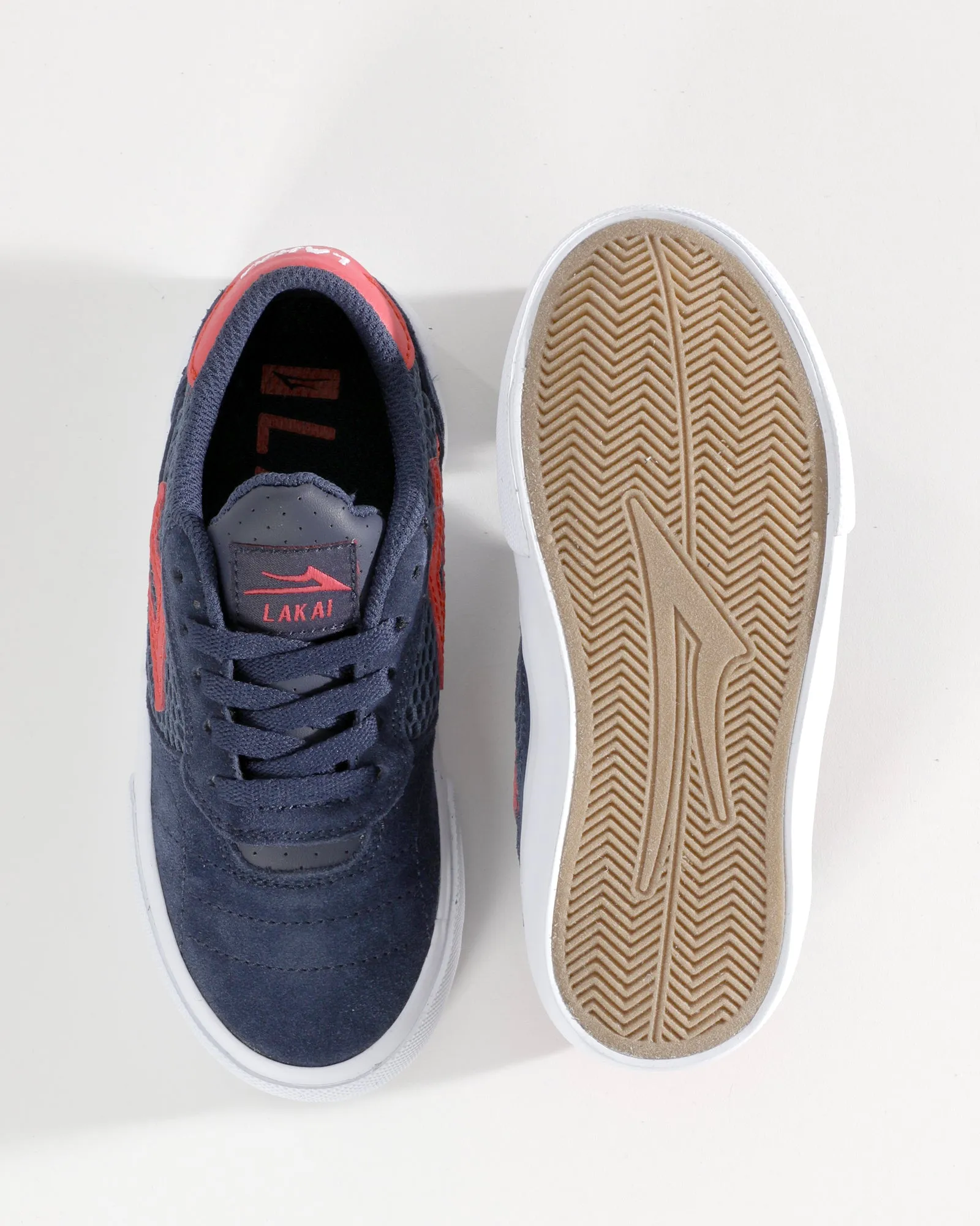 Arch support Stride Bold Cambridge Kids - Navy/Red Suede