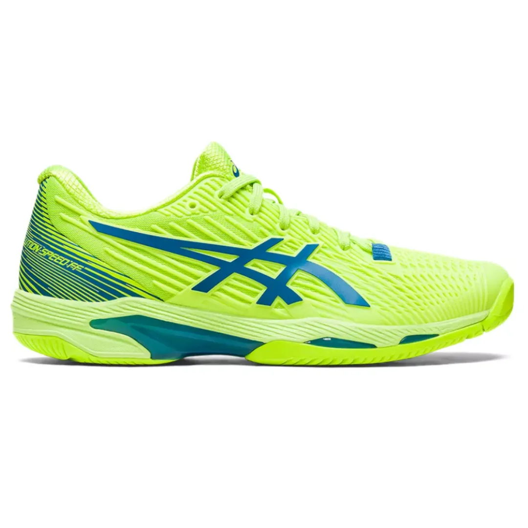 Asics Solution Speed FF 2 Women Tennis Shoes - Hazard Green/Reborn Blue Easy Walk Quick lace