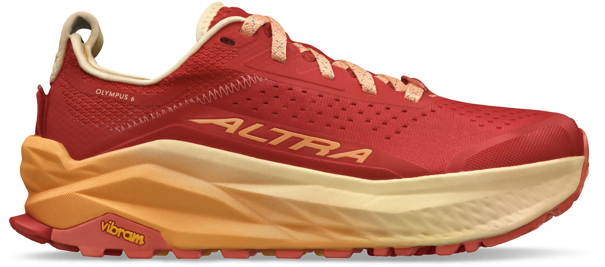 Fitness Track Altra Olympus 6 Womens Trail Running Shoes - Red